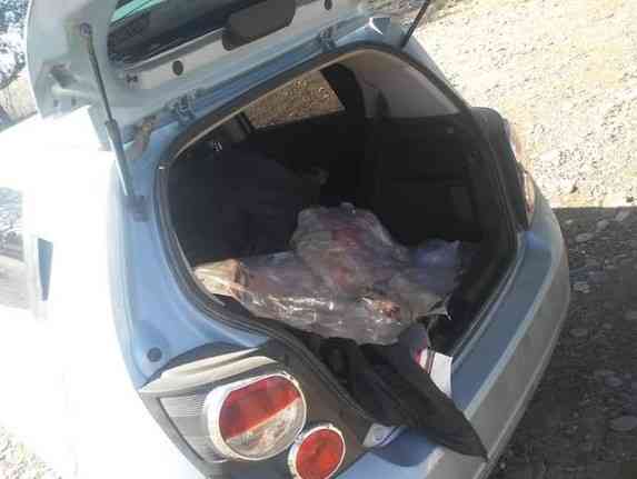 Catriel: 350 kilos de carne era transportada ilegalmente en un vehículo