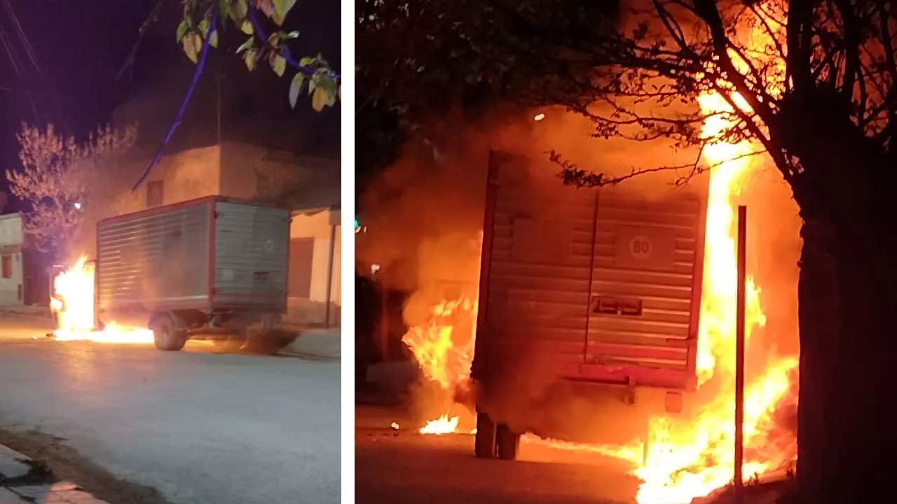 Catriel: Incendio en la madrugada de este domingo