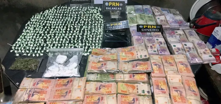 Catriel: Policía desactivó 2 puntos de venta de droga y secuestro más de 3 millones de pesos