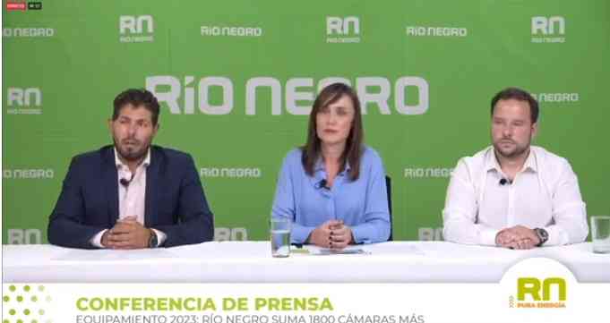 Presentan el nuevo Sistema de Videoseguridad de Río Negro
