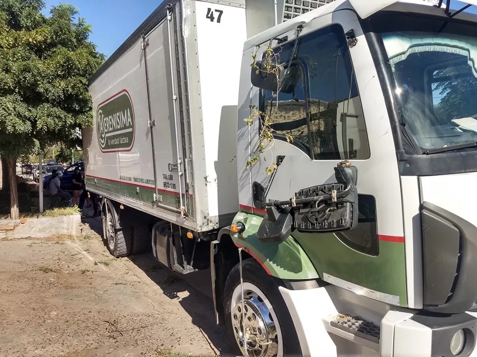 Catriel: Robaron camión de reparto de lácteos
