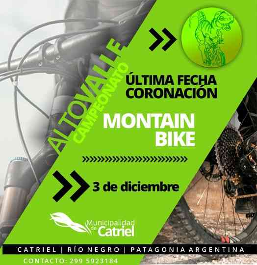 Cierre del Campeonato Zonal de Mountain Bike “Alto Valle Oeste 2023”