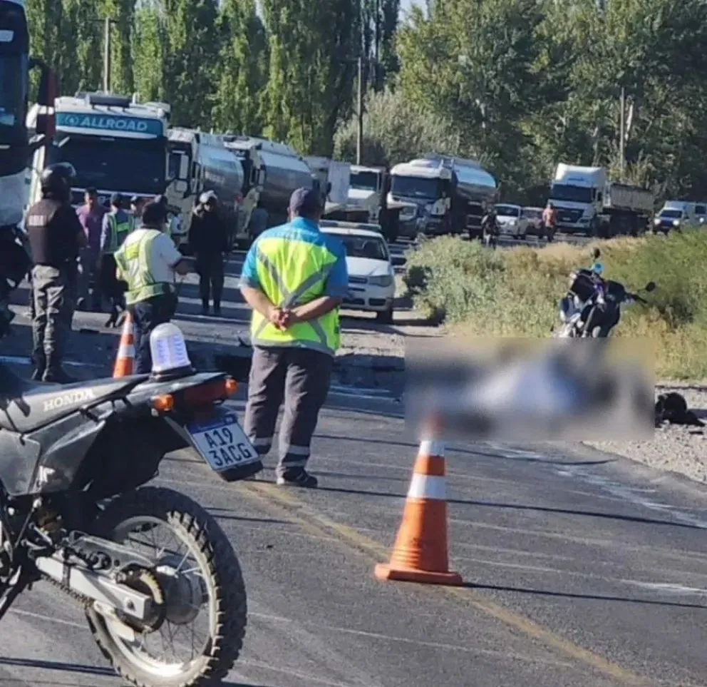 Choque fatal en la Ruta 151: Murió un motociclista